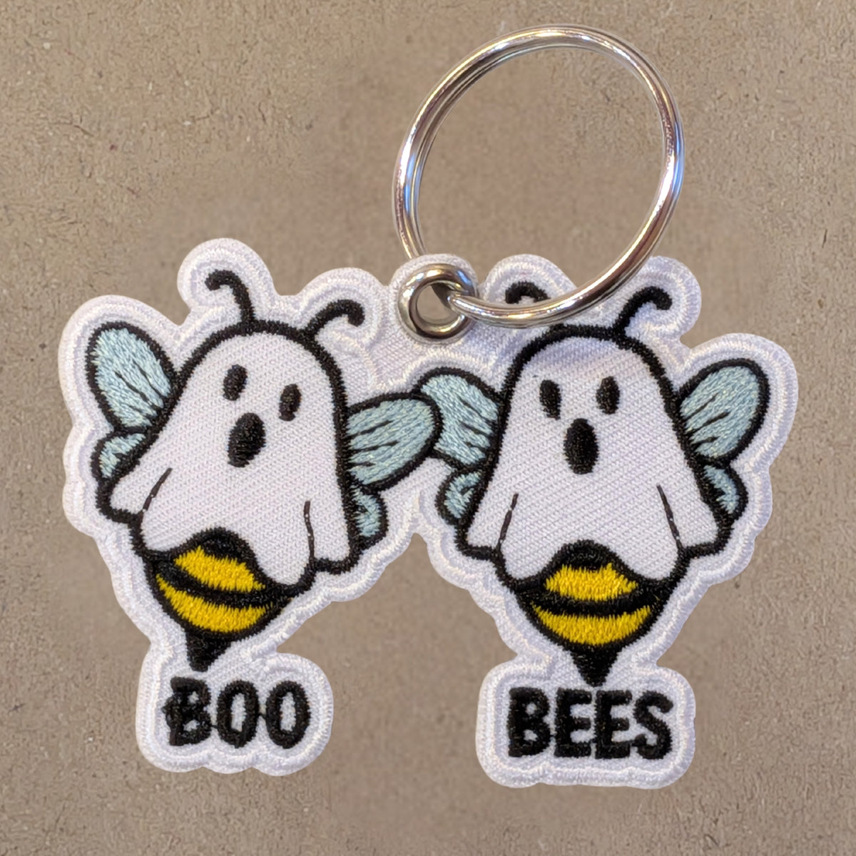 Boo Bees Fabric Keychain