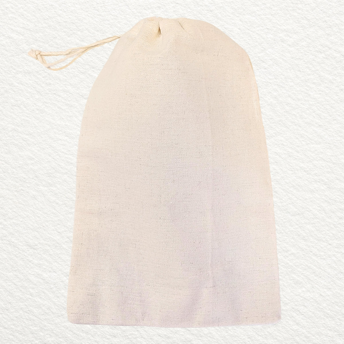 Cotton Canvas Muslin Gift Bags 5pk - Cream