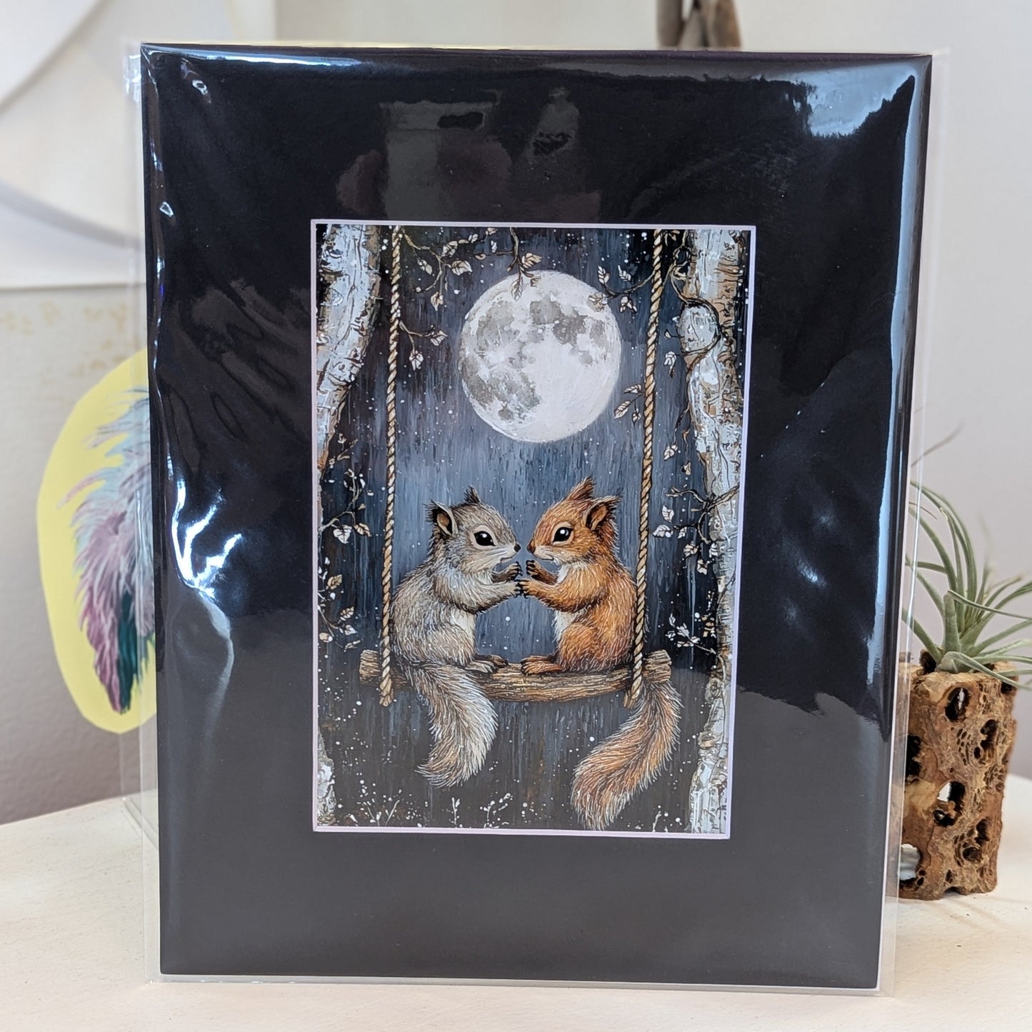 Swinging Squirrels 8 x 10"