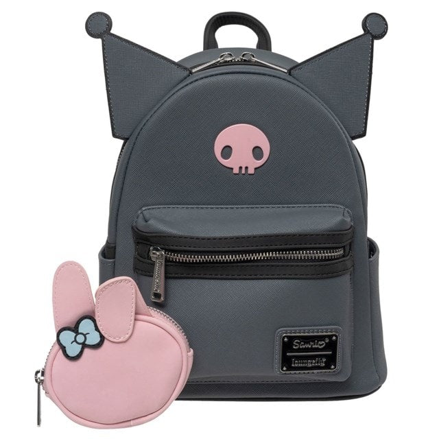 Sanrio Kuromi and My Melody Best Friends Forever Mini Backpack and Coin Purse by Loungefly
