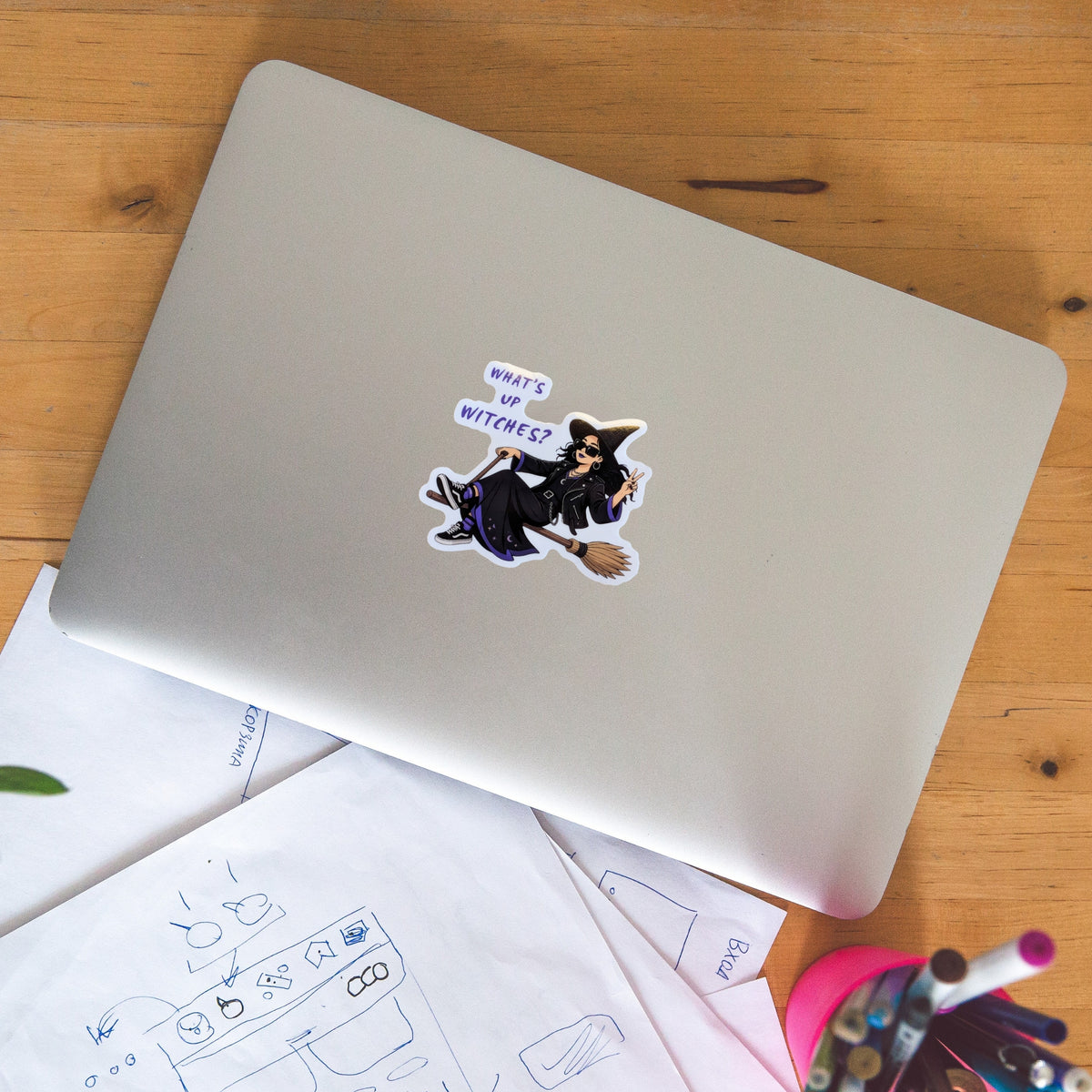 What's Up Witches Sticker
