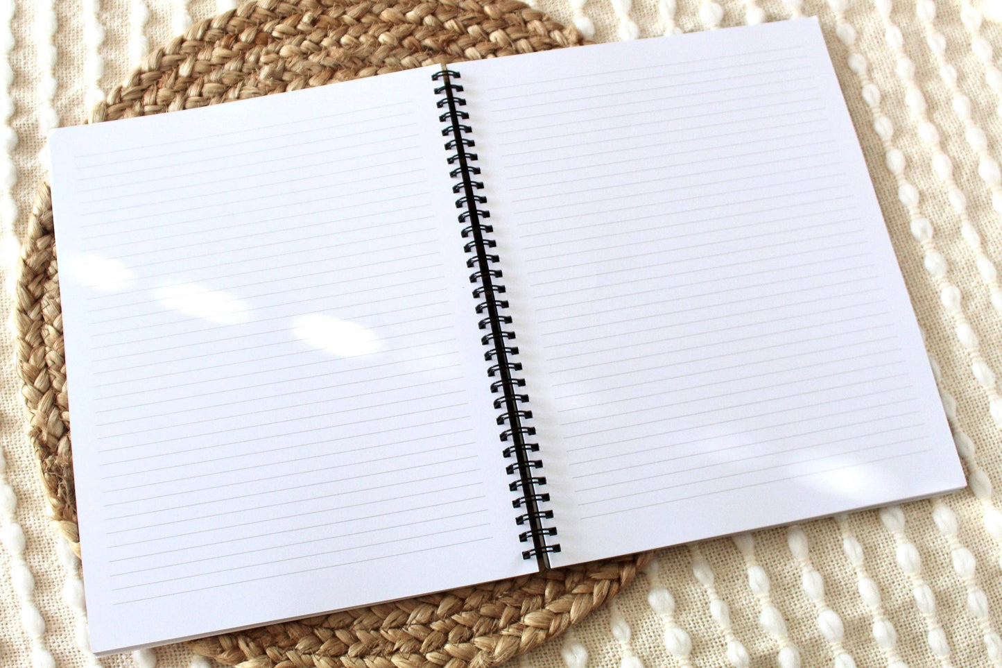 Porcelain Floral Spiral Lined Notebook