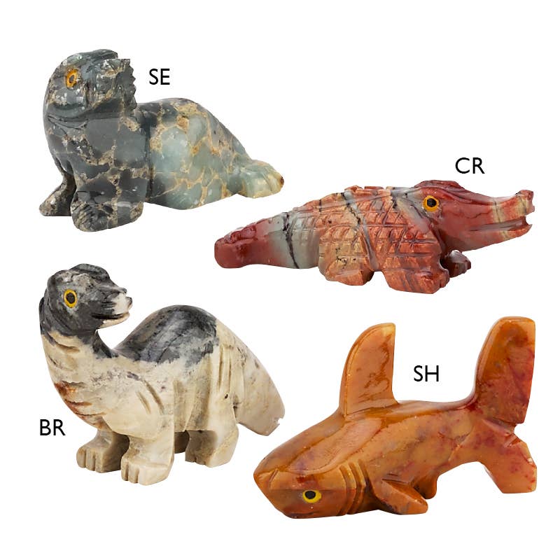 Carved Stone Animal Guides