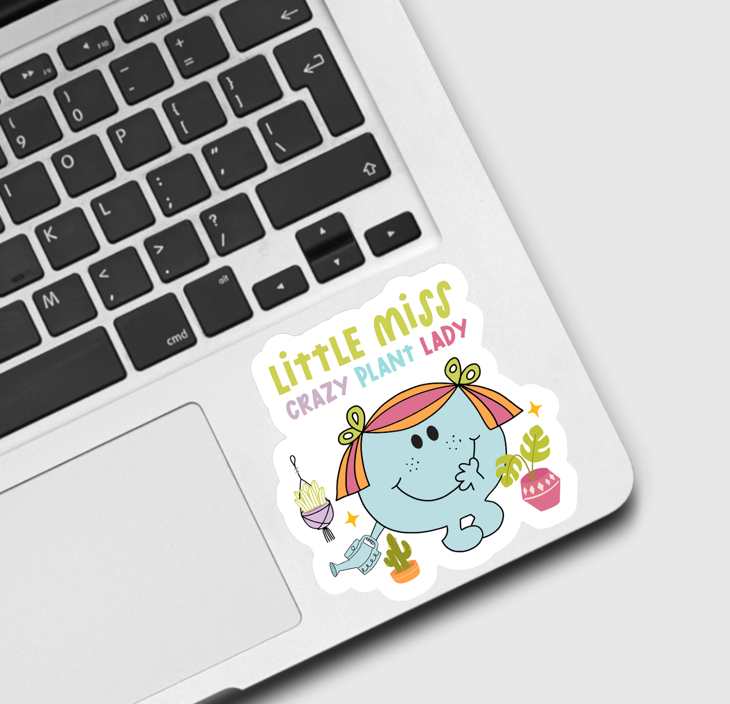 Little Miss Crazy Plant Lady Sticker