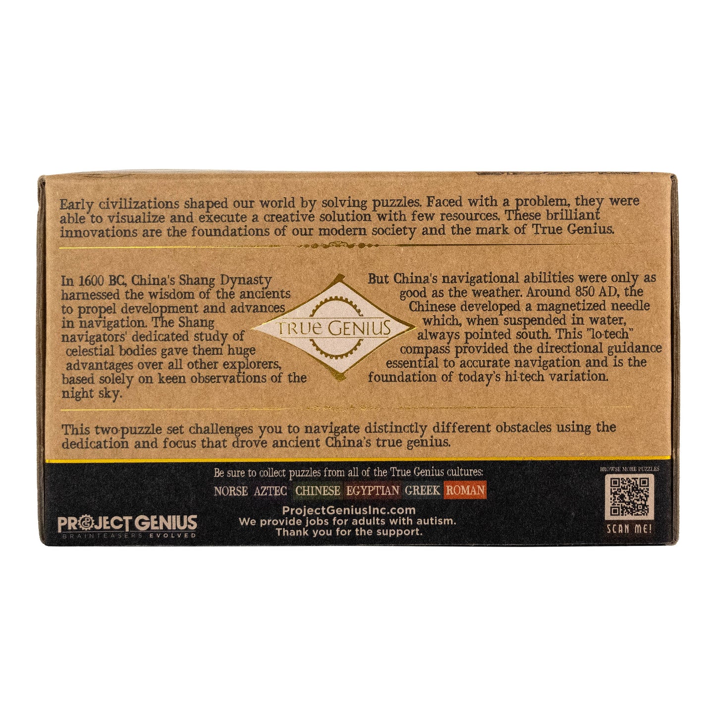 Compass and Star Brainteaser Puzzle