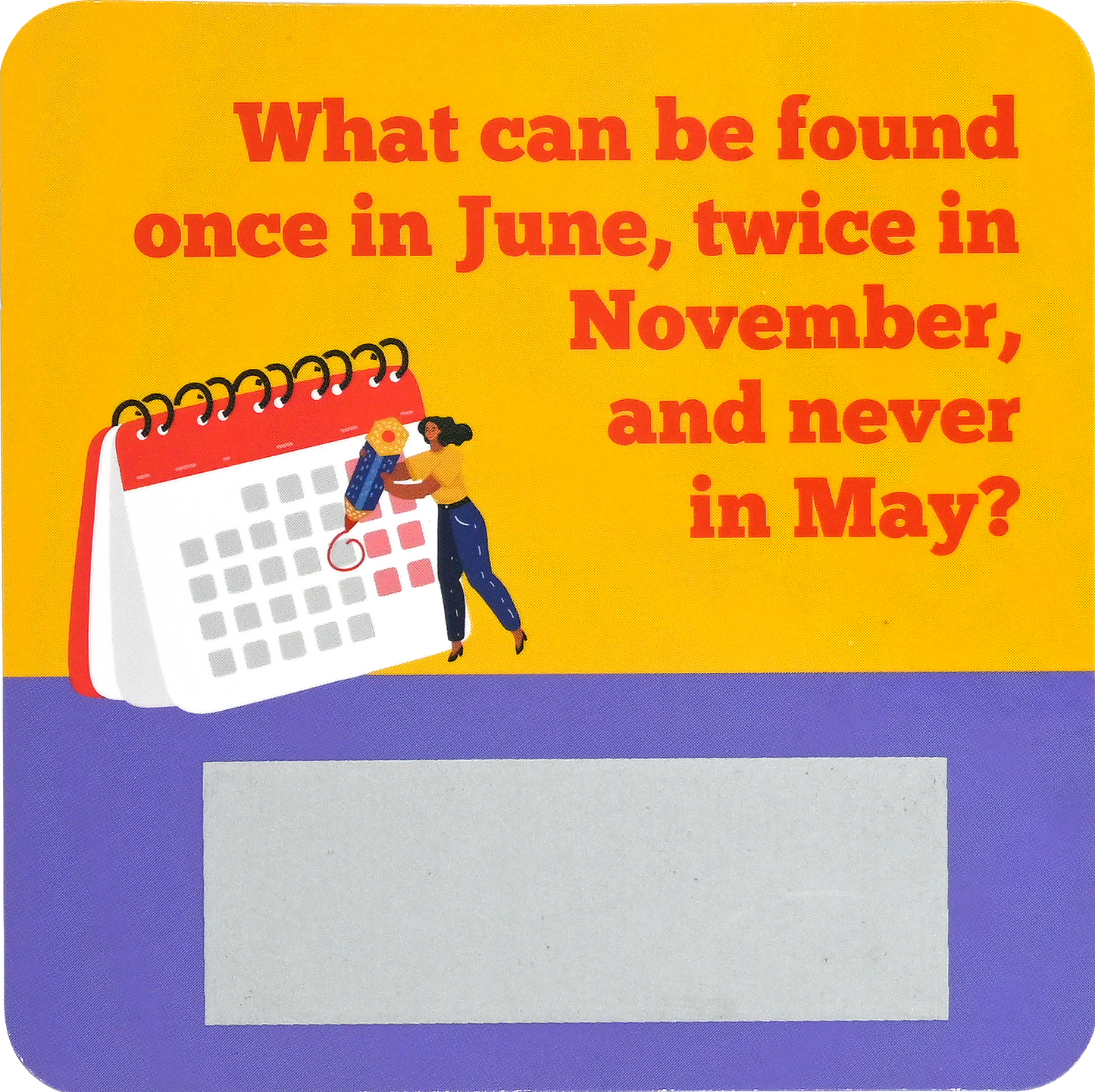 Lunch Box Riddles Scratch-Off Deck