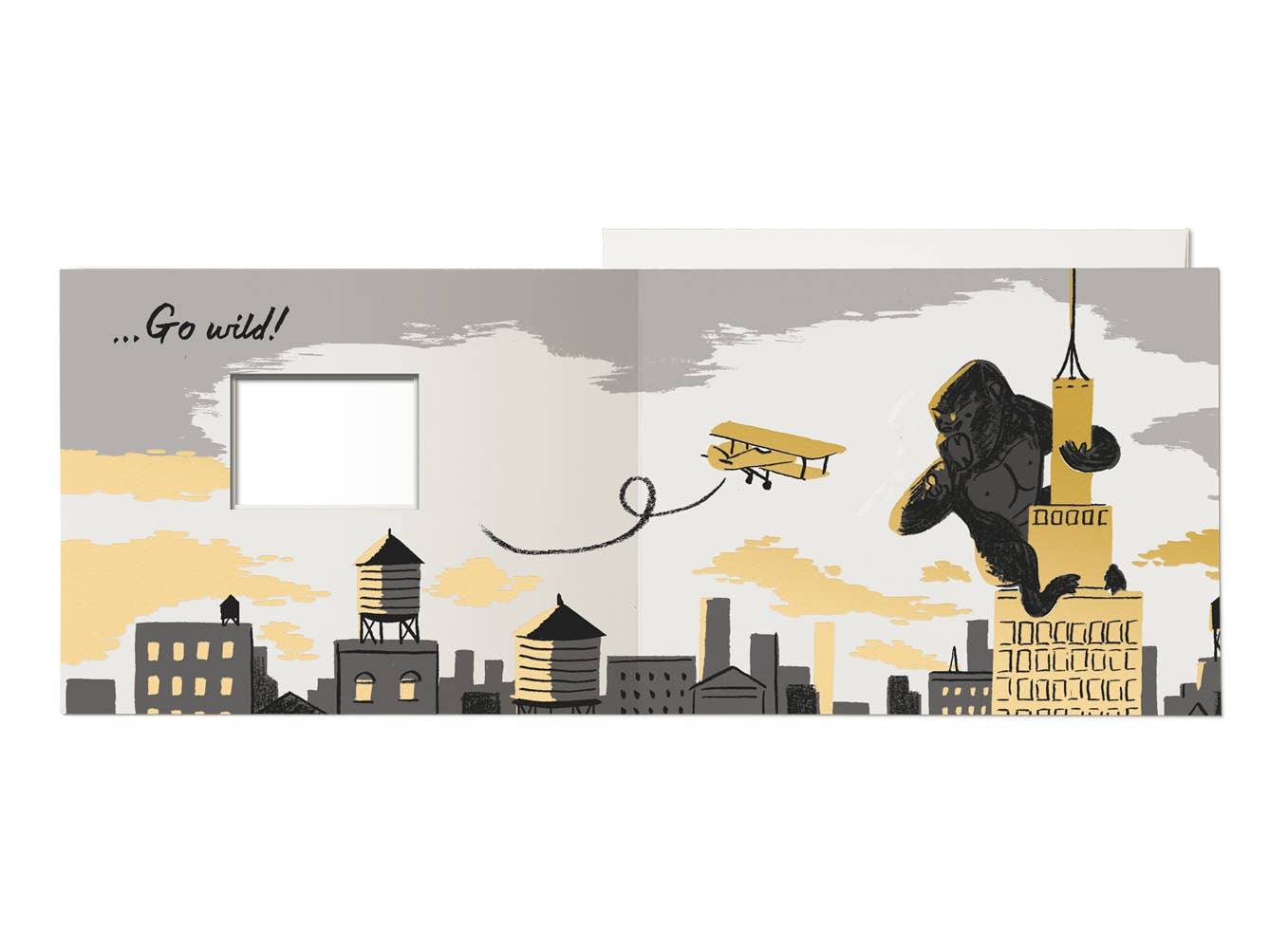 King Kong birthday greeting card