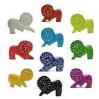 Soapstone Dark Blue Lion