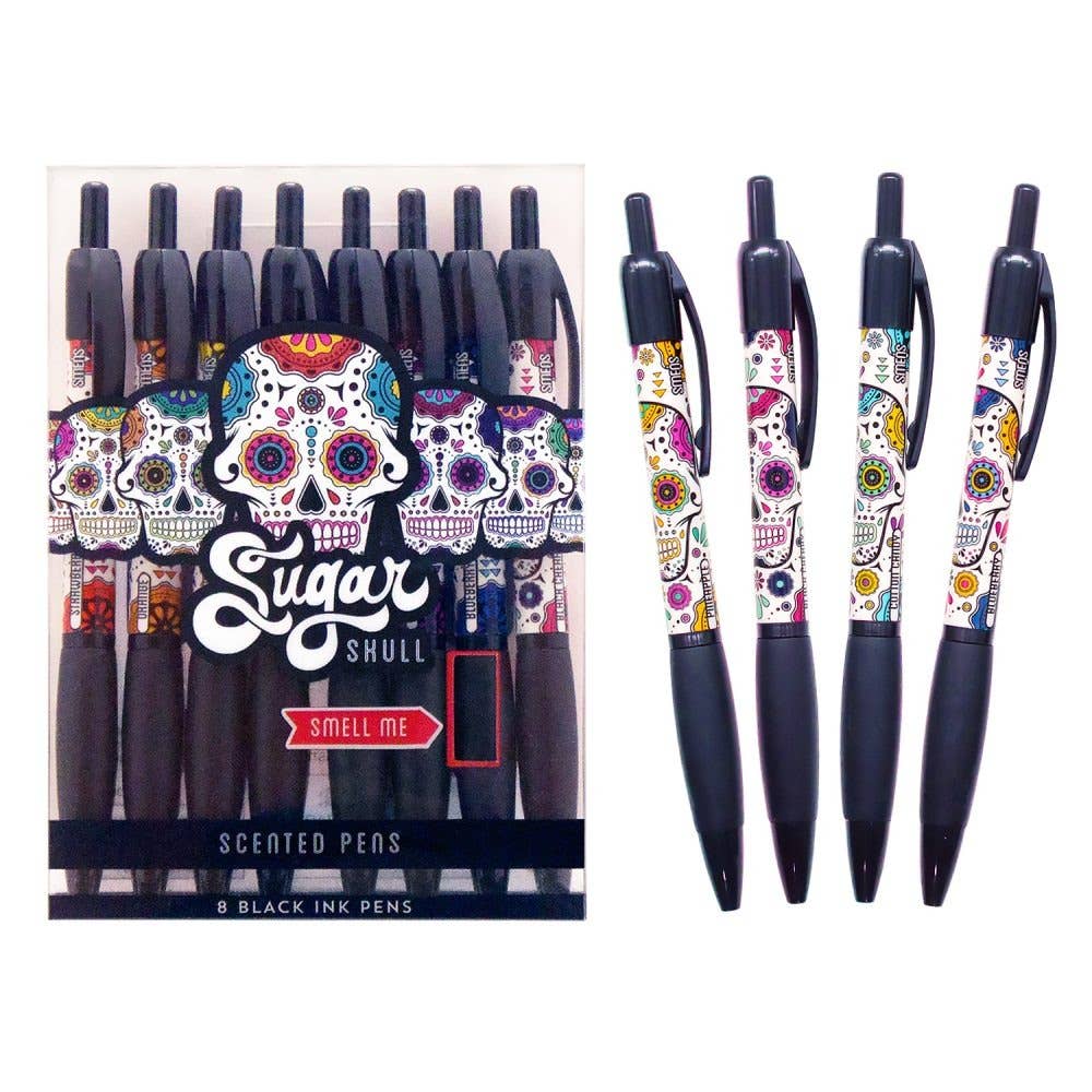 Sugar Skull Smens 8pk - Scented Pens