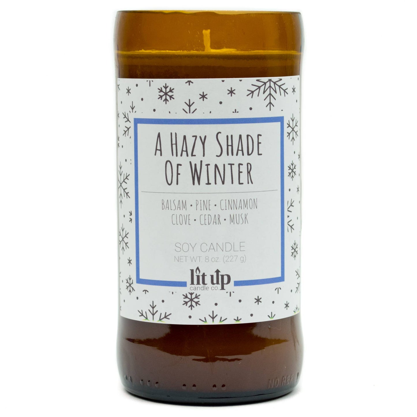 A Hazy Shade of Winter 8 oz soy candle