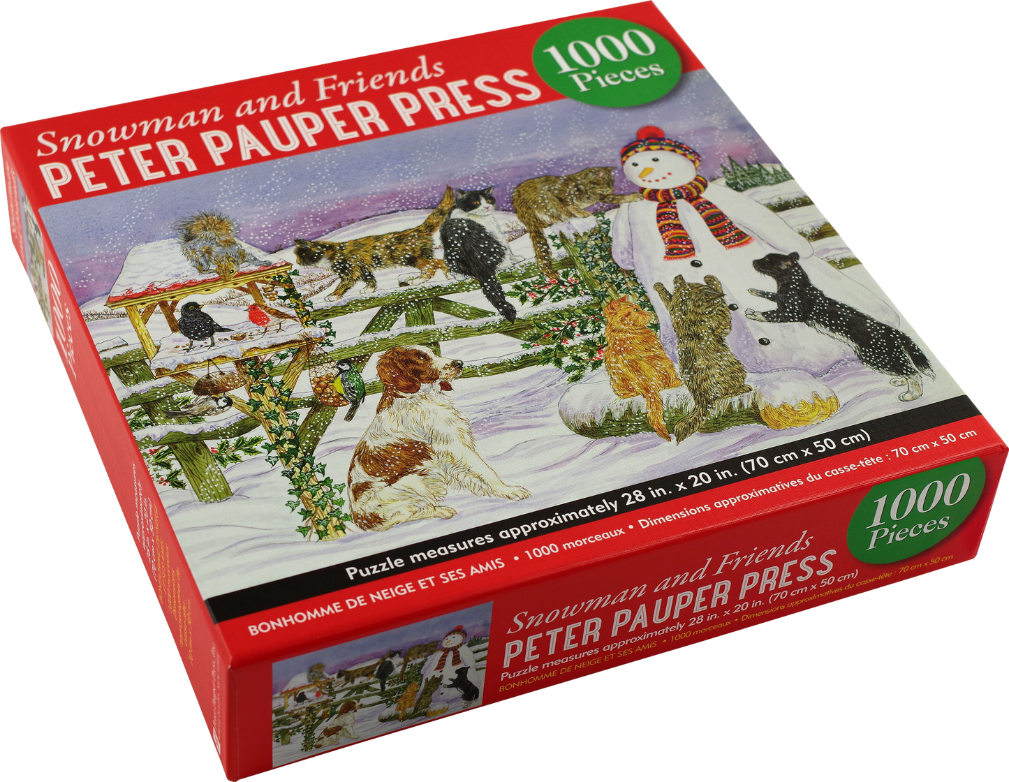 Snowman and Friends 1000 Piece Jigsaw Puzzle