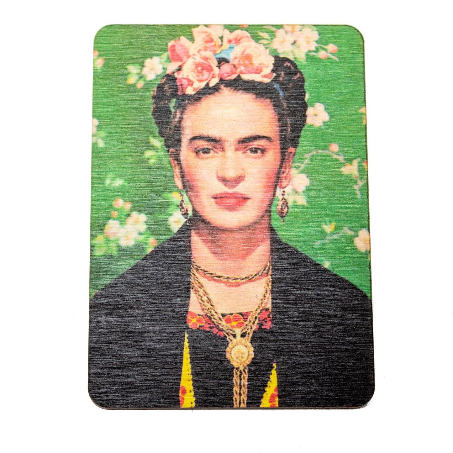 Frida Kahlo Wooden Magnet