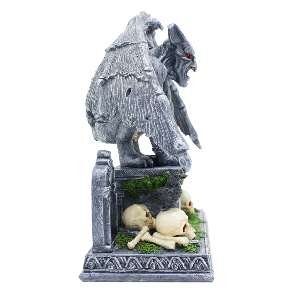 Grave Guardian Gargoyle Figurine - Solar Powered
