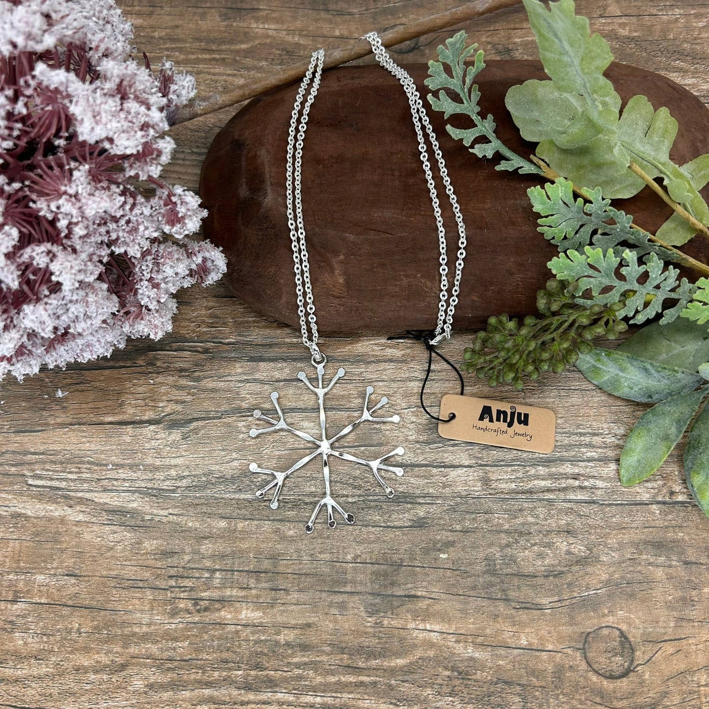 Snowflake Pendant Necklace
