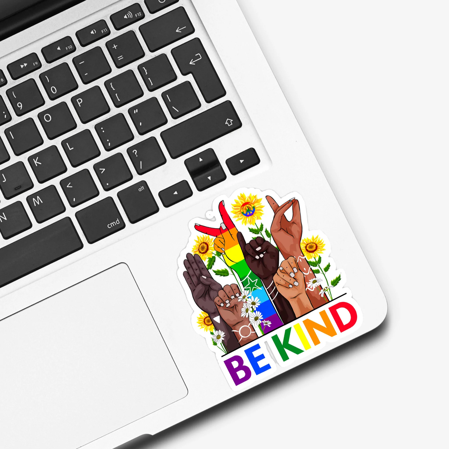 Be Kind ASL Sticker: Transparent Background