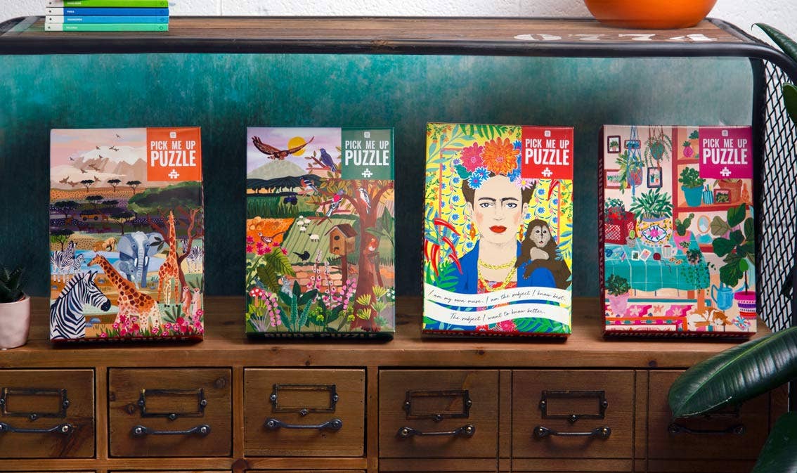 1000-Piece Frida Kahlo Puzzle with Poster and Trivia