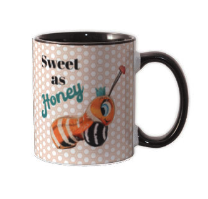 Sweet As Honey Vintage Bee Coffee Mug