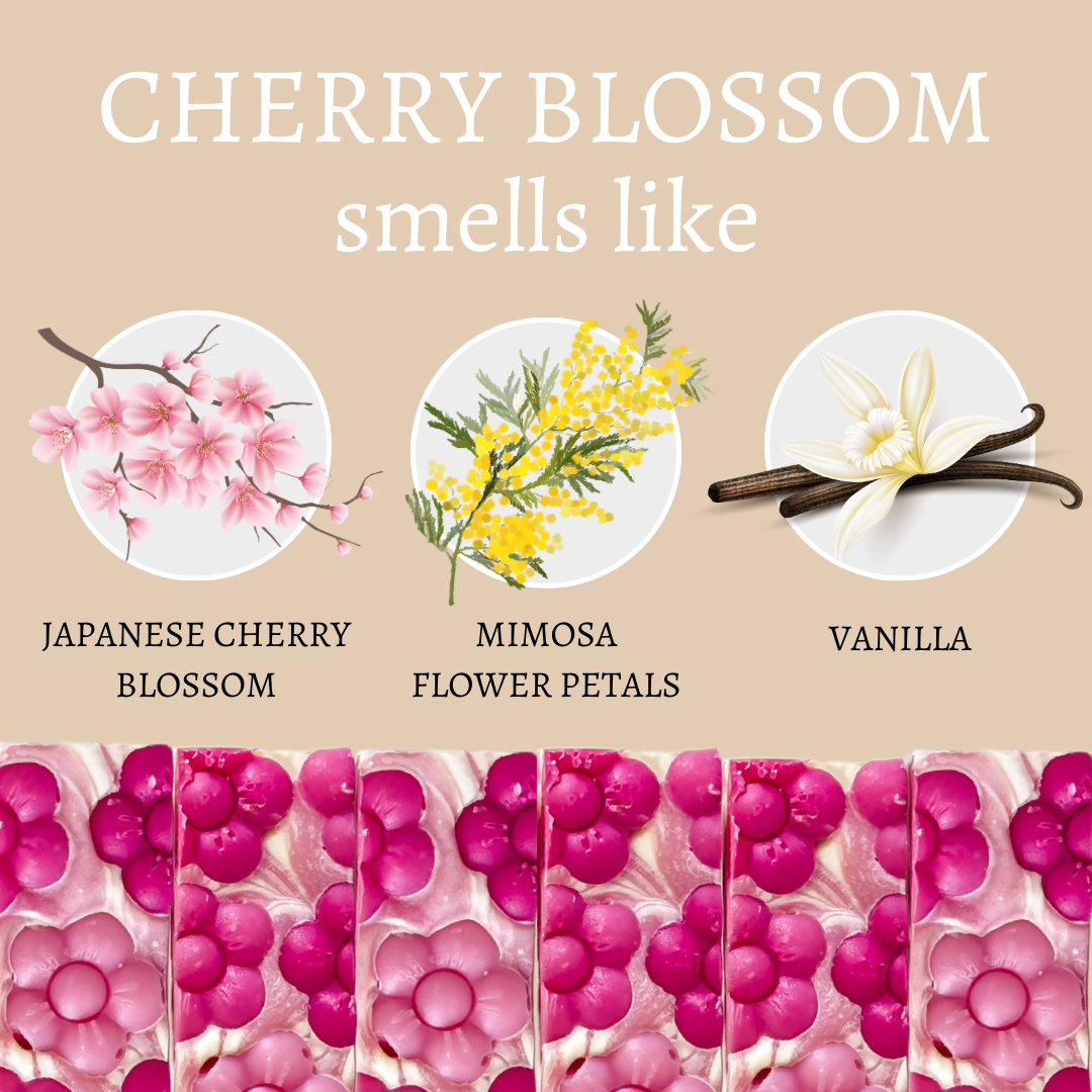 Cherry Blossom Vegan Handmade Soap Bar - 4oz