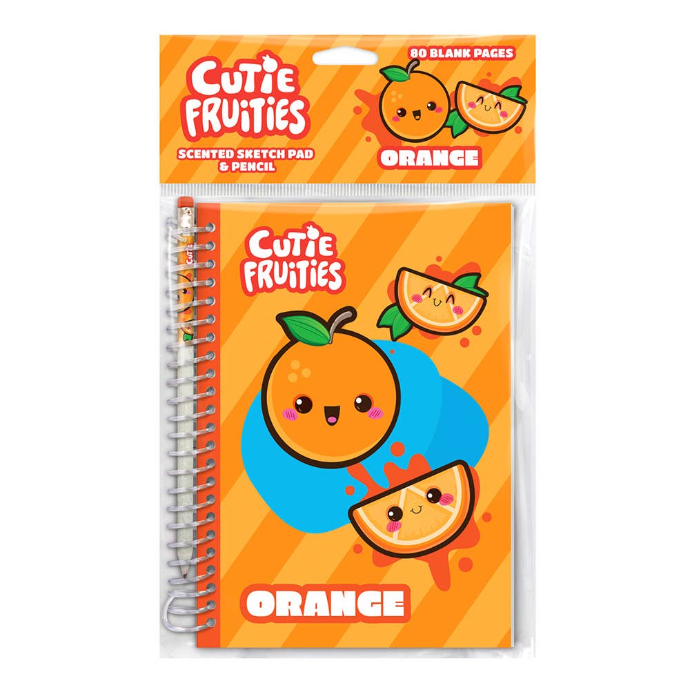 Cutie Fruities Sketch Pad - Orange