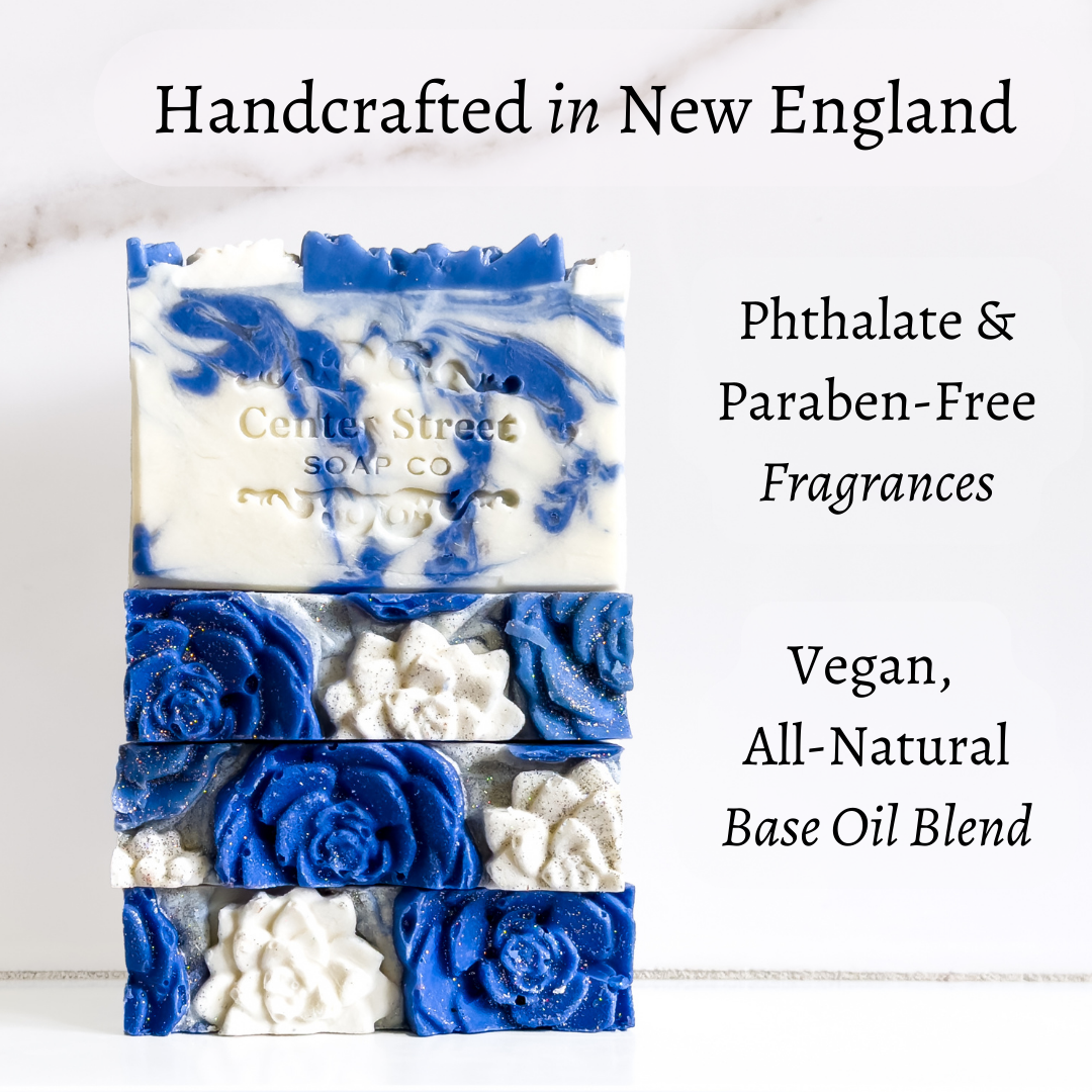 Winter Garden Holiday Handmade Soap Bar
