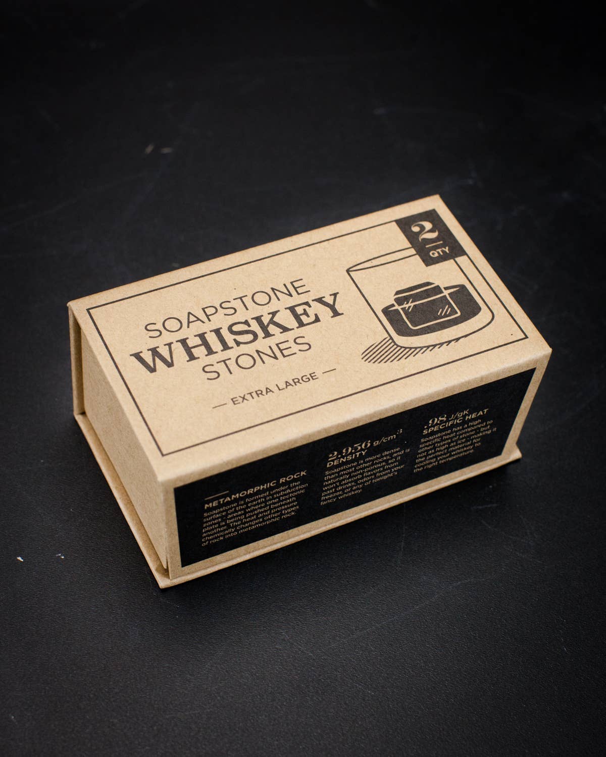 Mega Rocks Soapstone Whiskey Stones