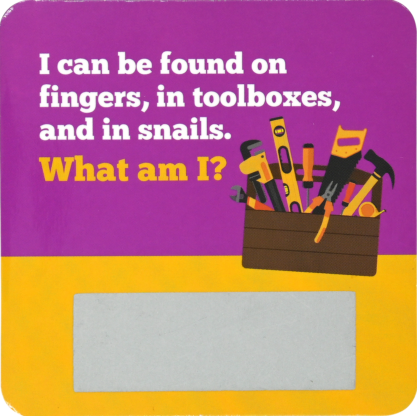 Lunch Box Riddles Scratch-Off Deck