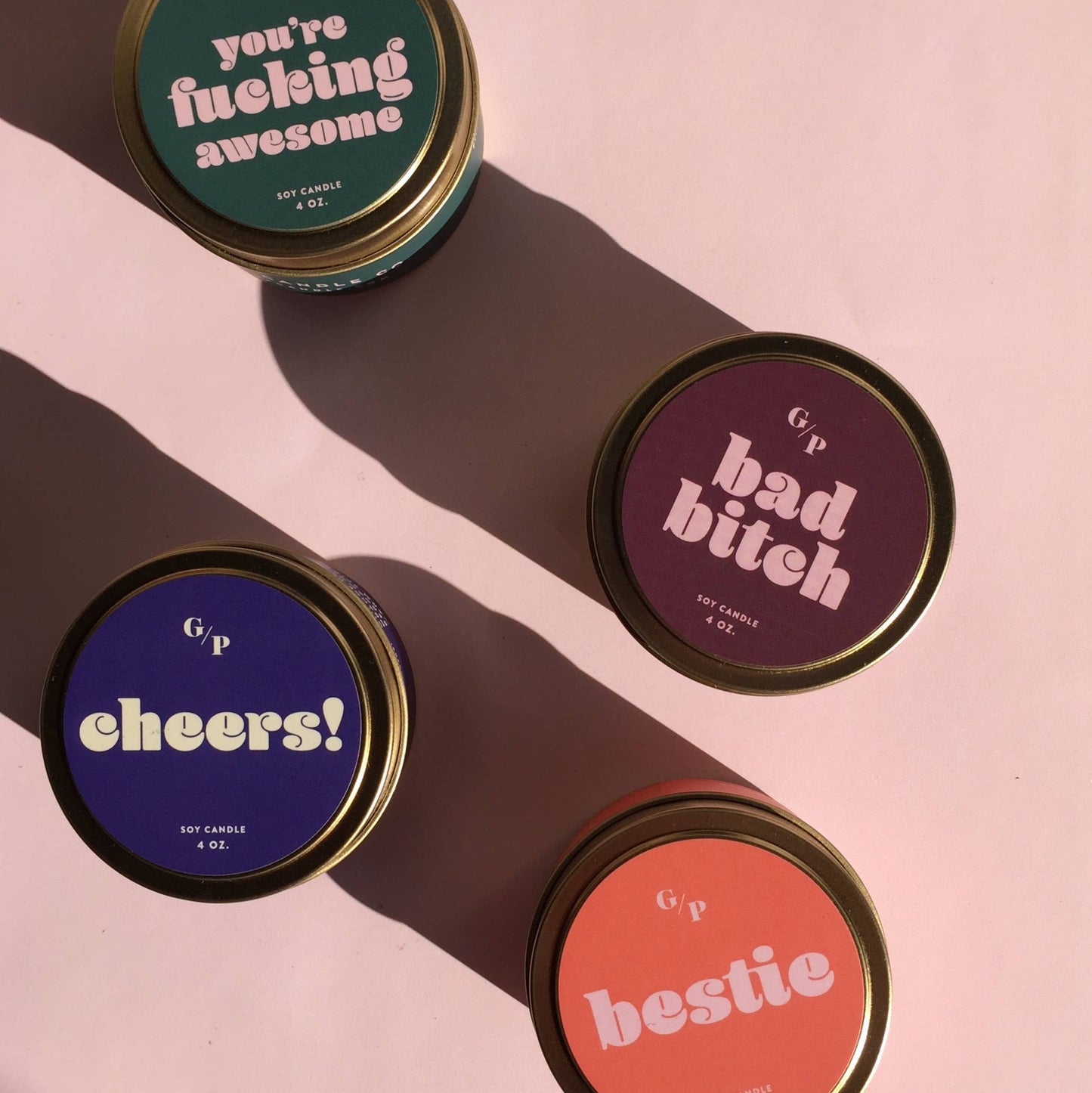 Bestie Just Because 4 oz. Candle Tin