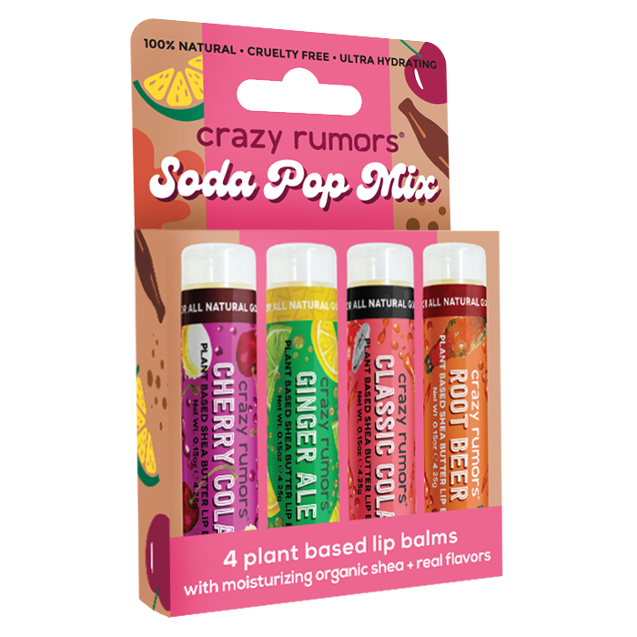 Soda Pop Mix - 4 Pack Lip Balm