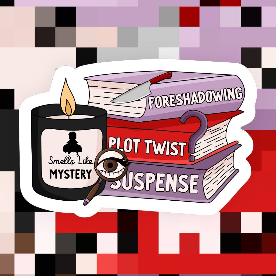 Smells Like Mystery Bookish Sticker
