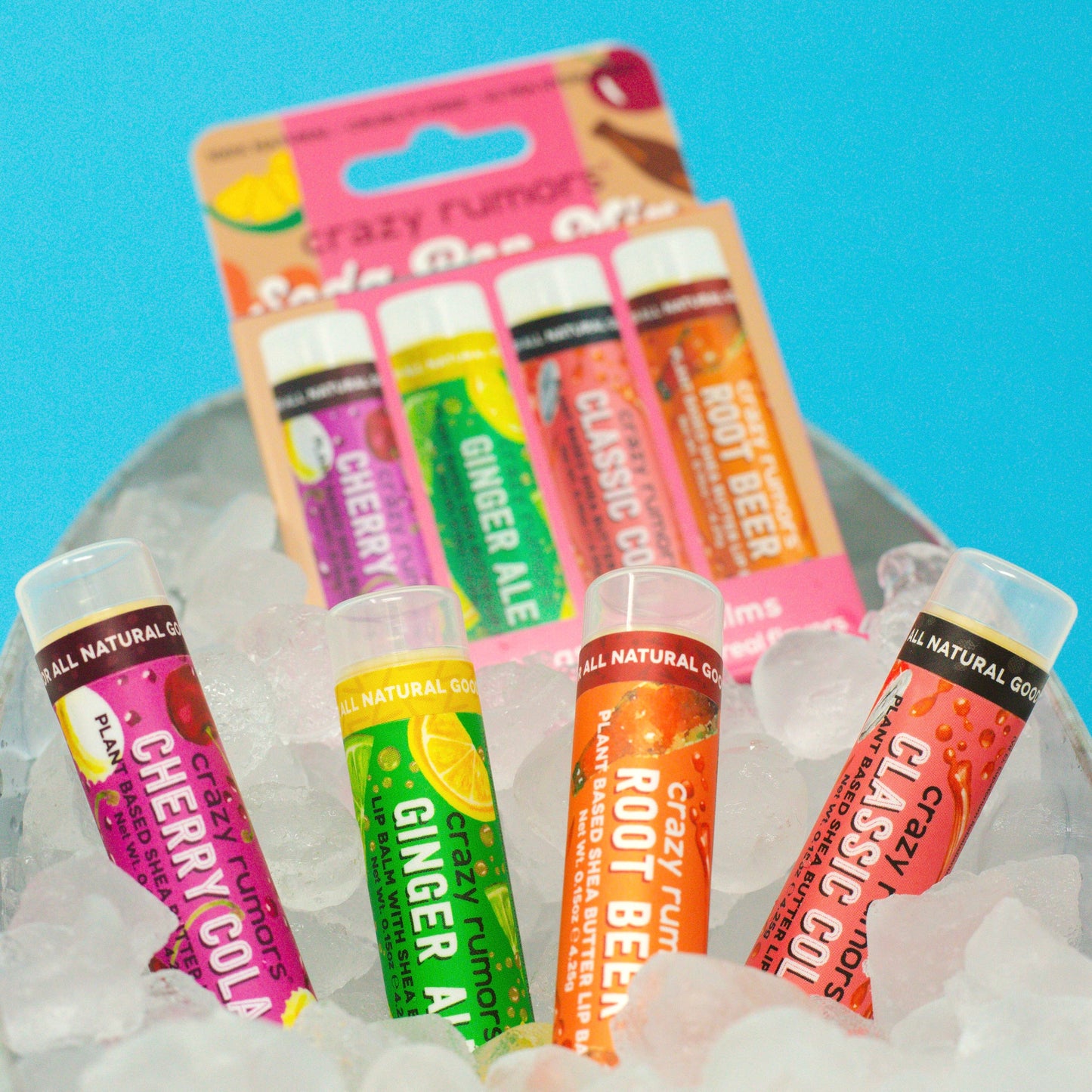 Soda Pop Mix - 4 Pack Lip Balm
