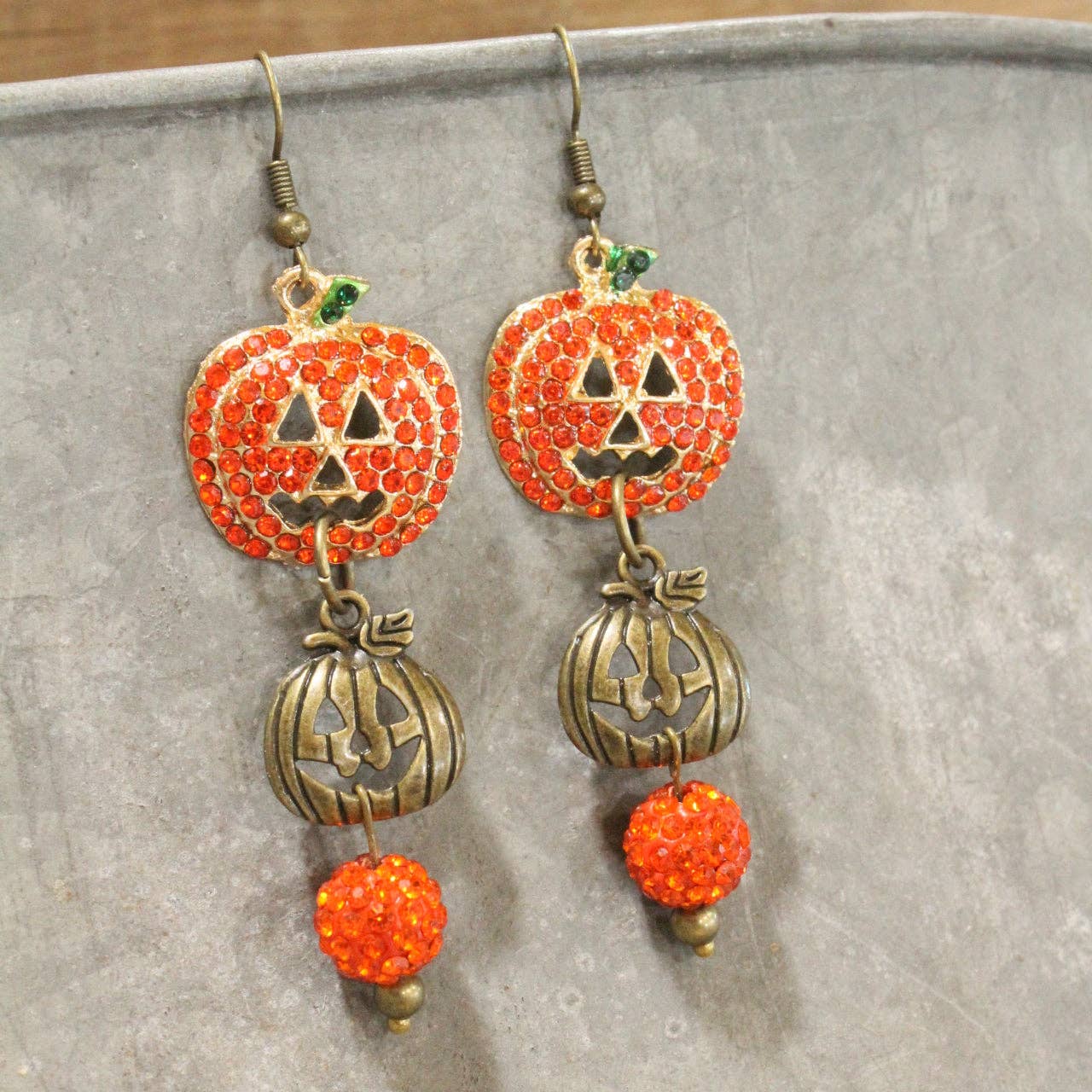 Not Just Jack Pumpkin Dangle Earrings