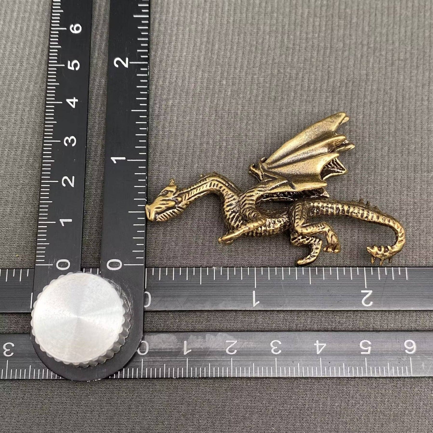 Brass Dragon Figurine