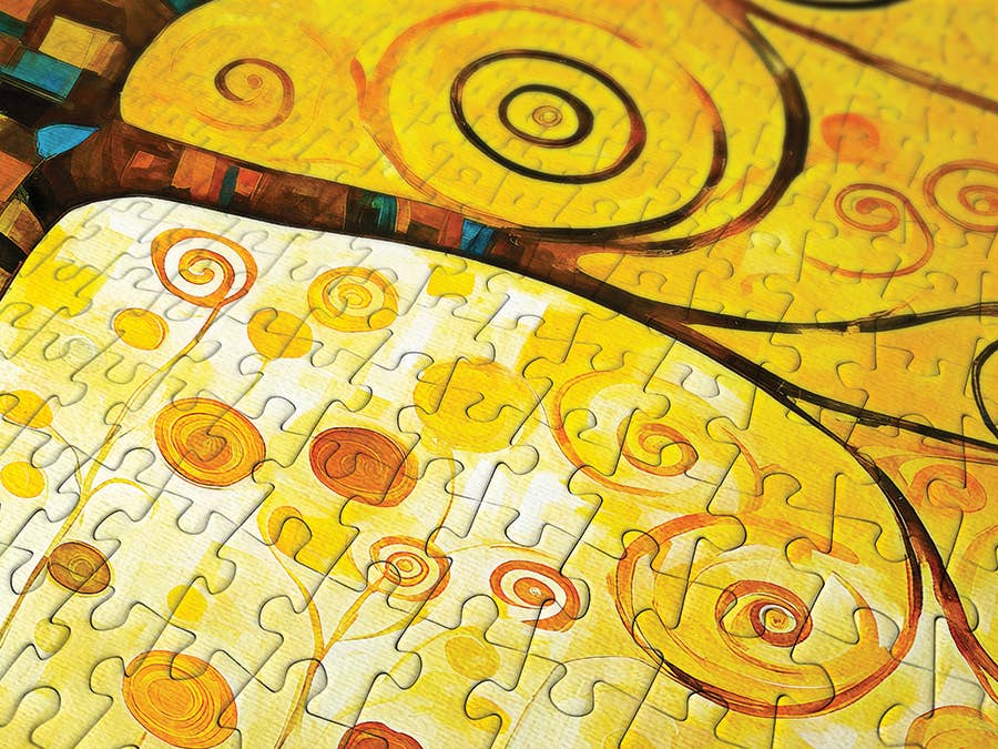 Klimt: Cat in the Tree of Life 1000-Piece Puzzle