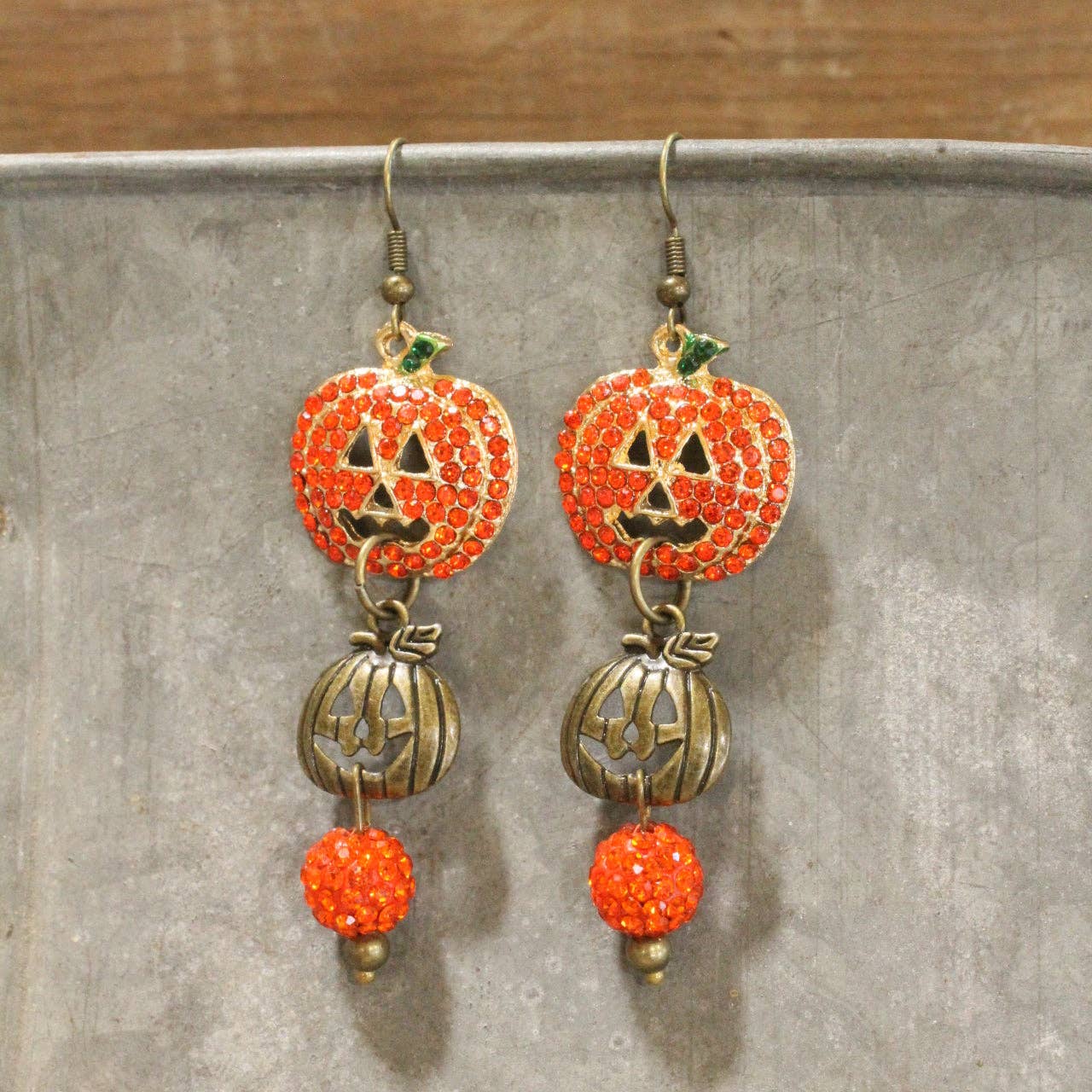 Not Just Jack Pumpkin Dangle Earrings