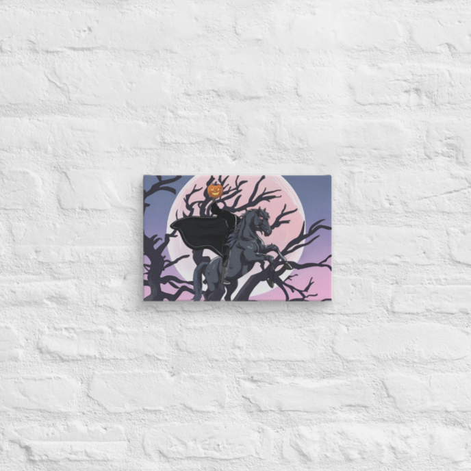 Sleepy Hollow Headless Horseman - on Canvas