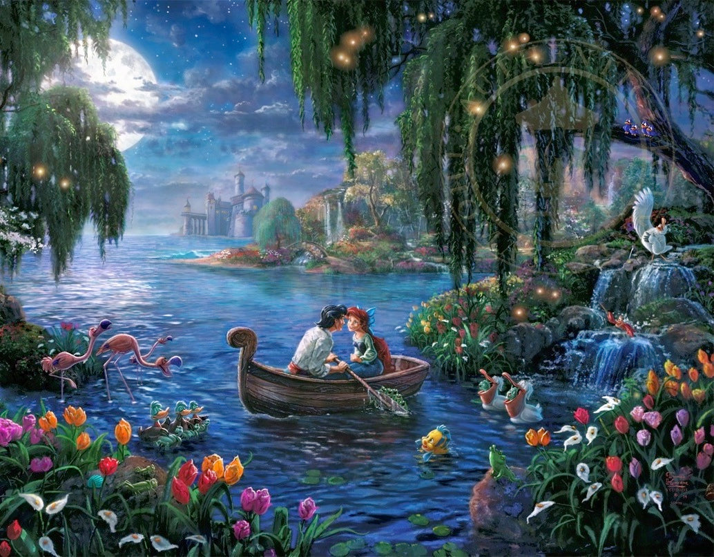 The Little Mermaid II (Disney) Thomas Kinkade Framed Art Print