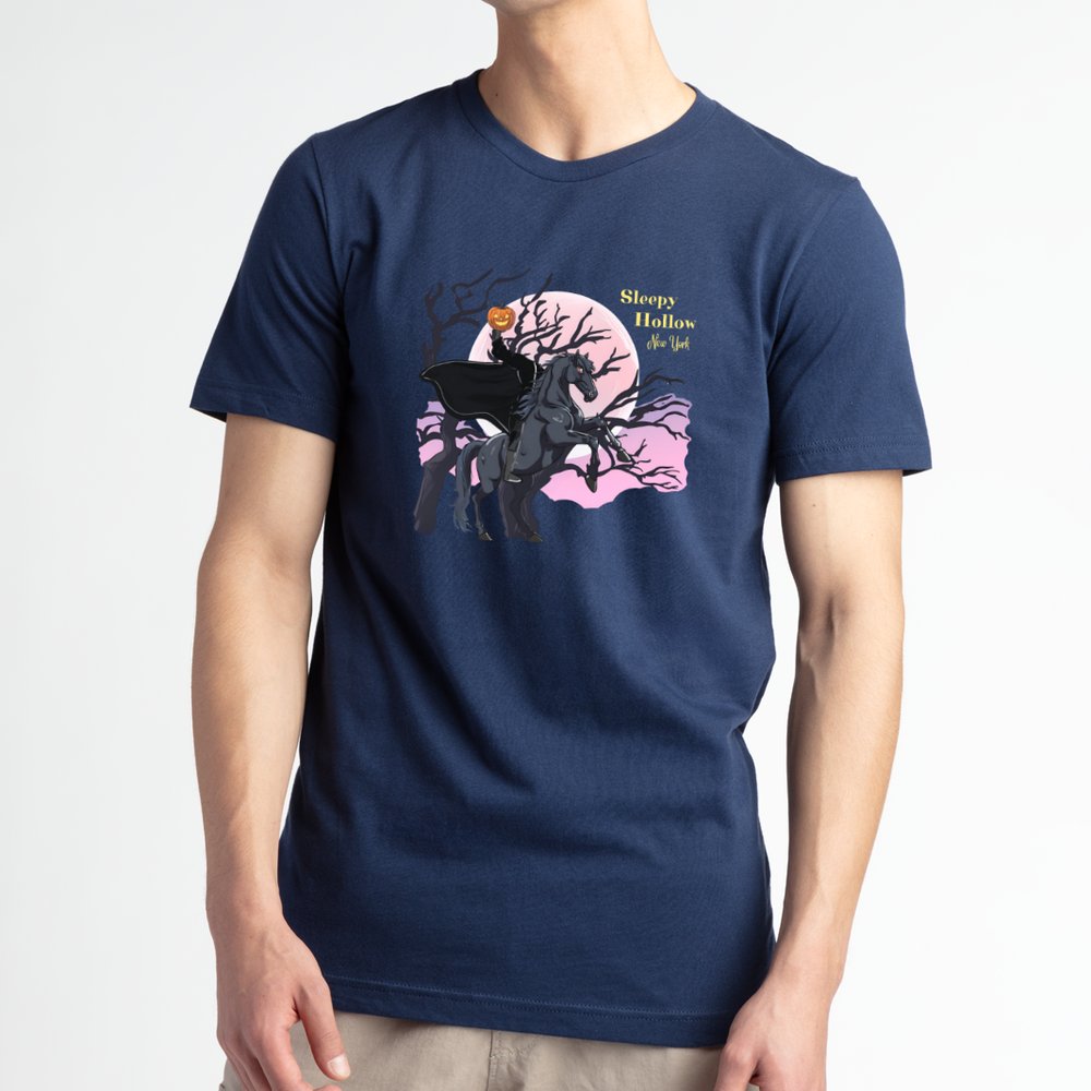 Sleepy Hollow Headless Horseman in Forest T-Shirt