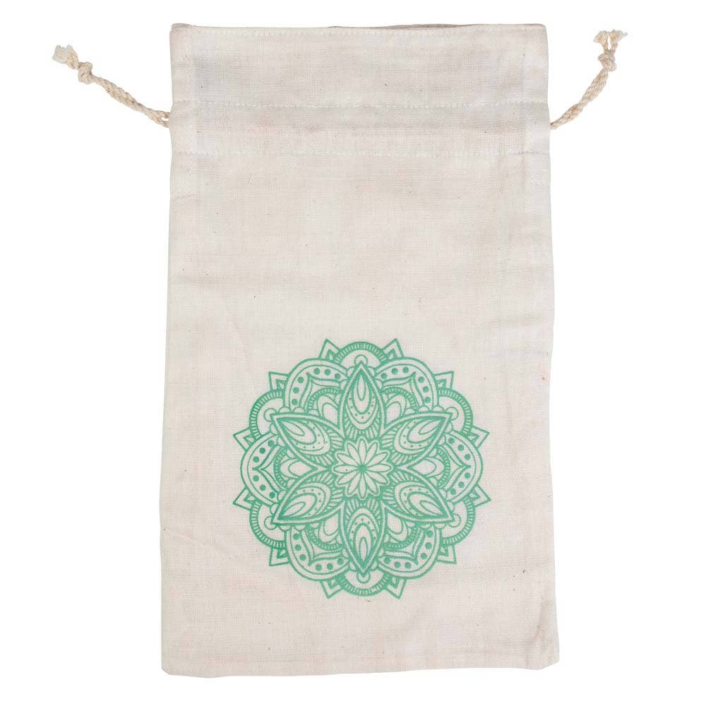 Green Mandala Cloth Gift Bag