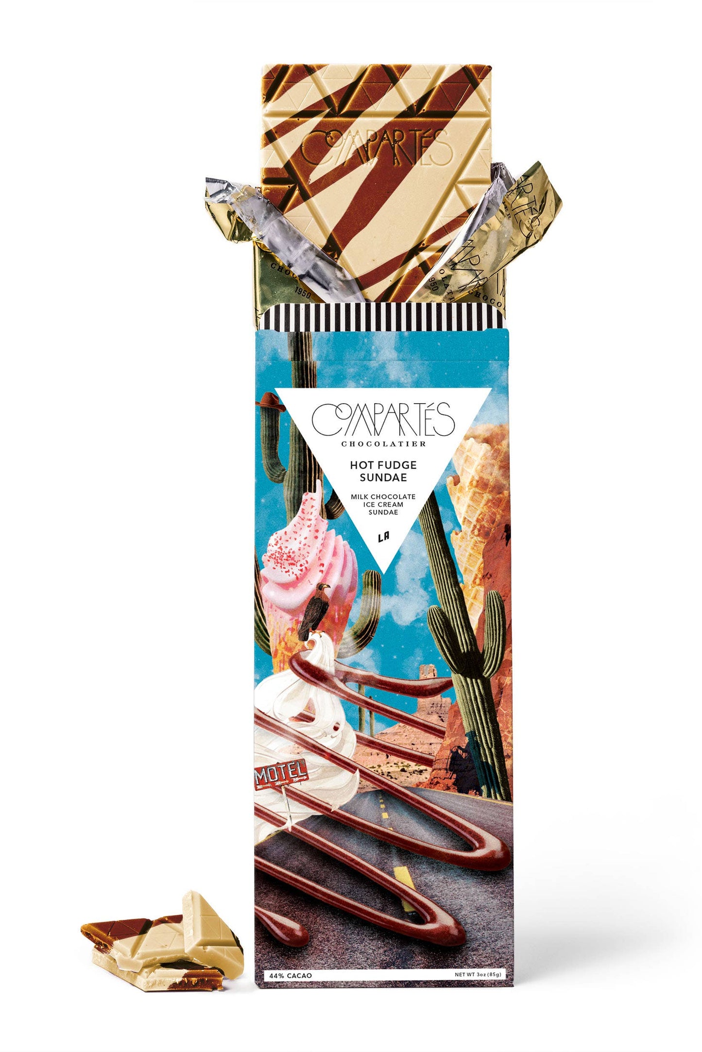 Hot FUDGE Ice Cream SUNDAE Chocolate Bar