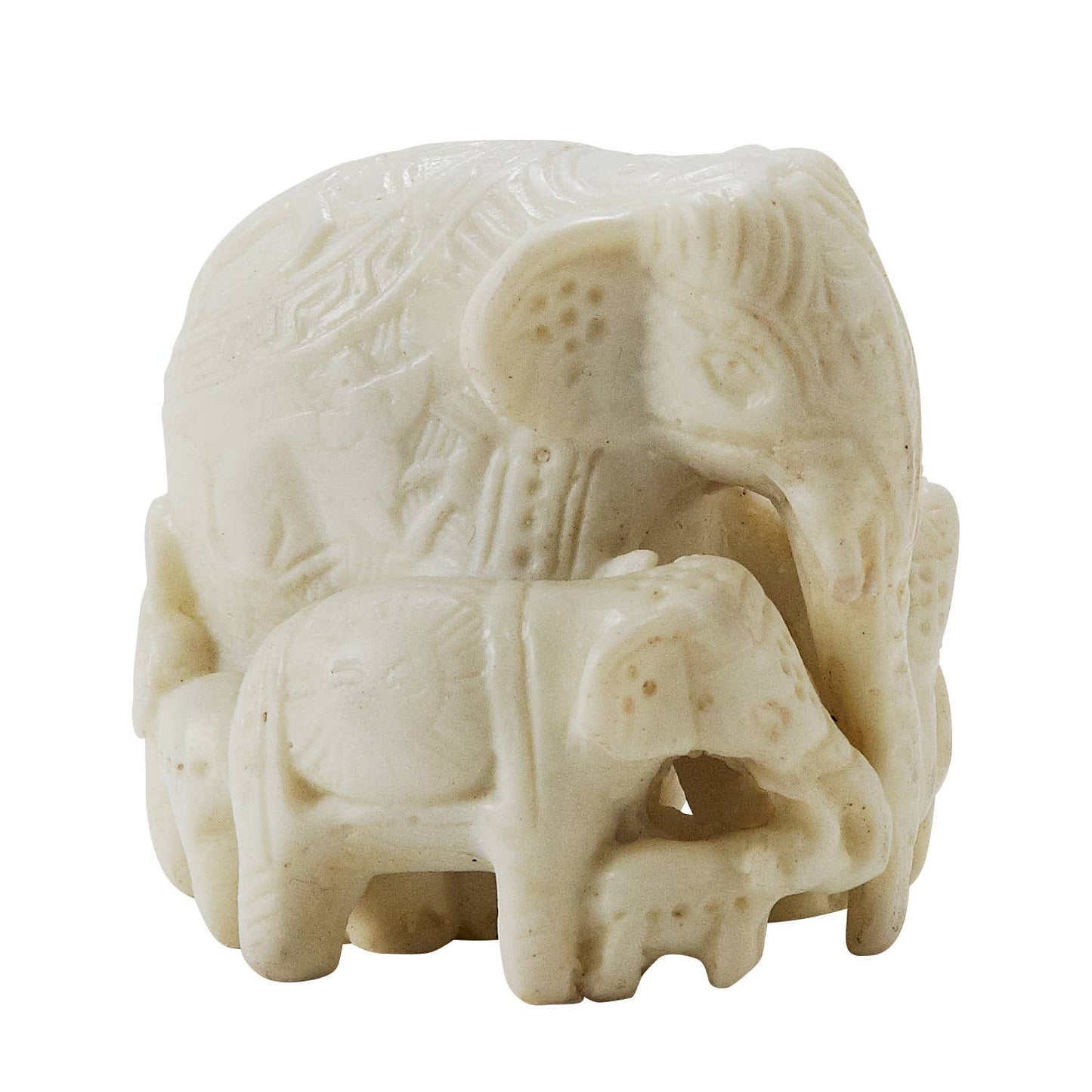Elephant Family Statue