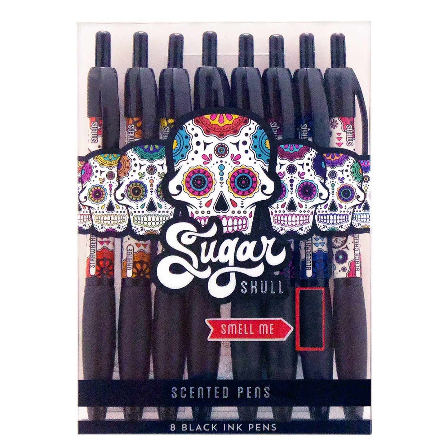 Sugar Skull Smens 8pk - Scented Pens