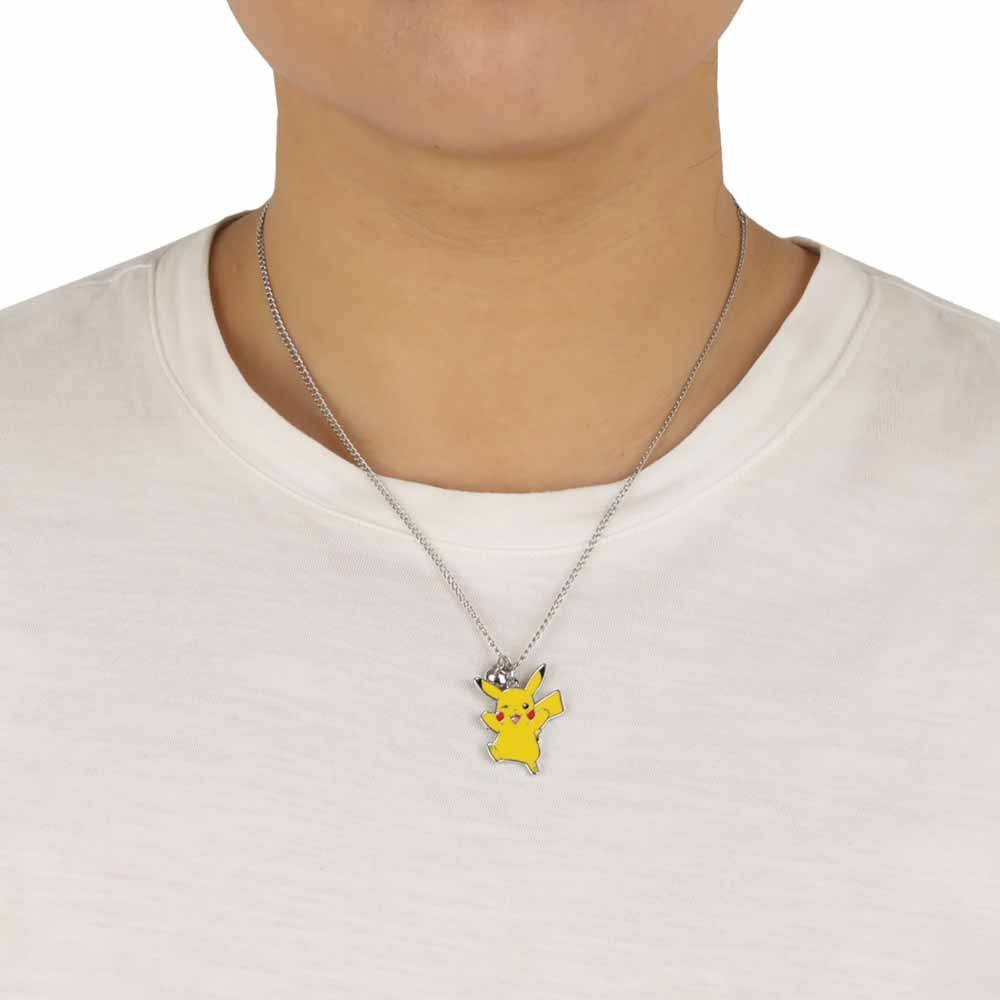 Pikachu & Eevee Pokemon Magnetic Necklace Set