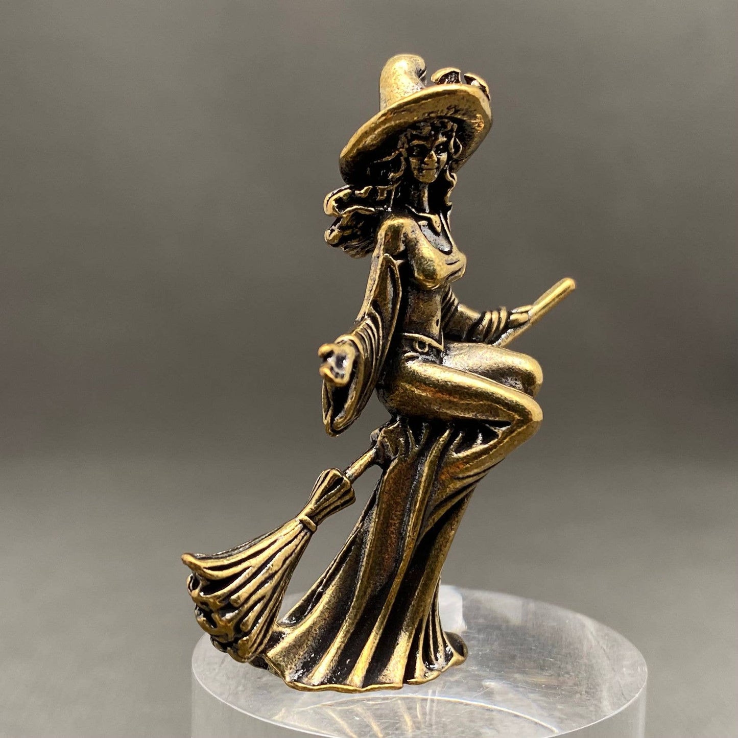 Brass Witch Craft Figurine