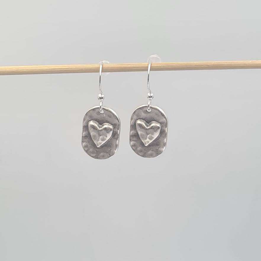 Heart Imprint Earrings