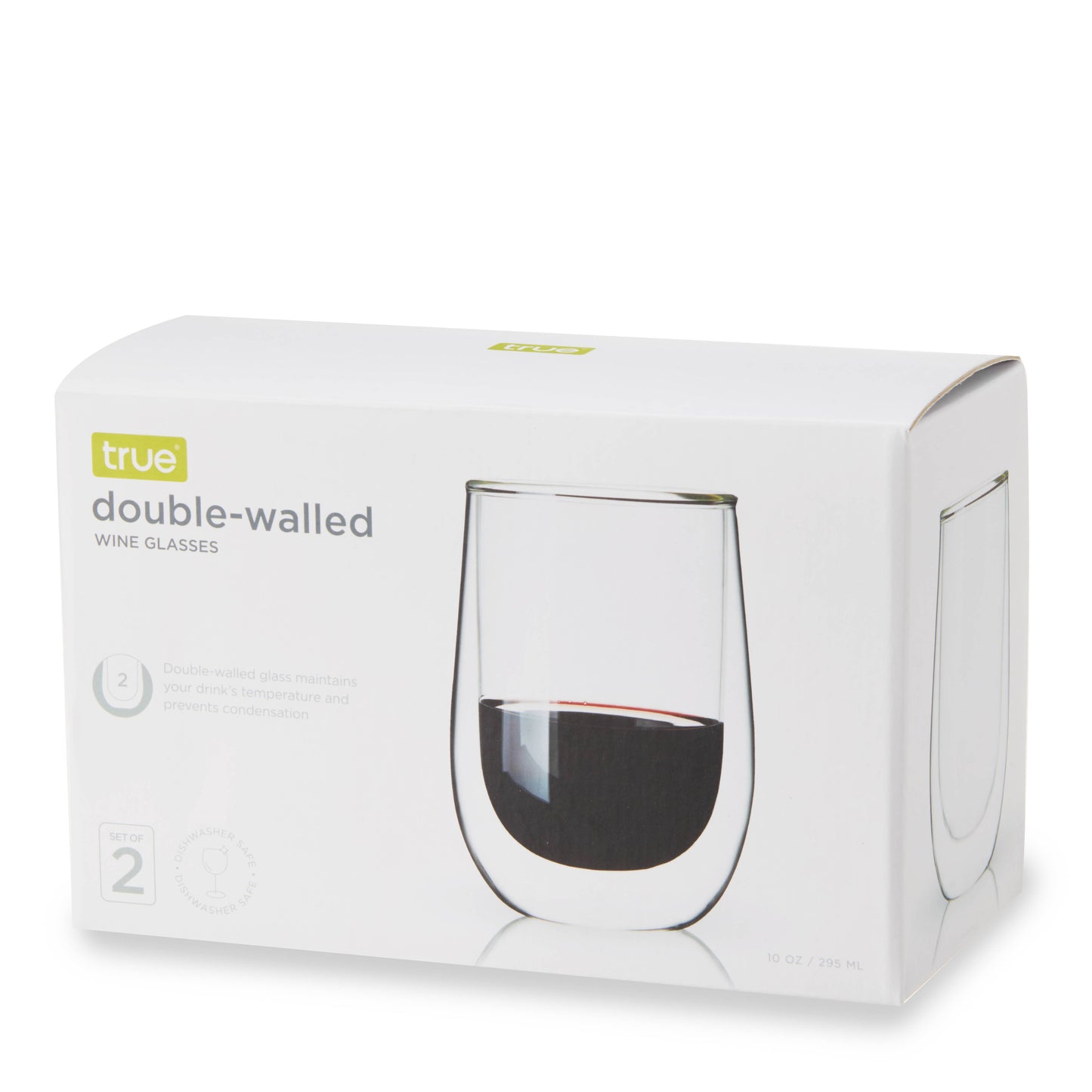 Double Walled Wine Glasses (Set of 2)