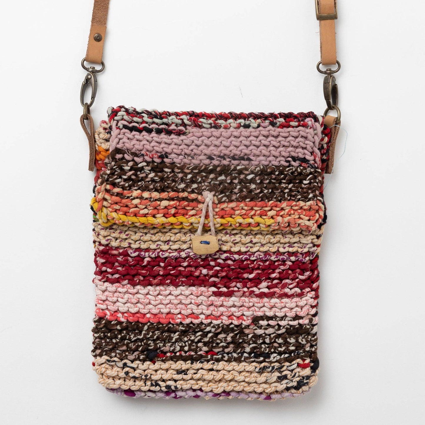 Naisha Sari Handknit Crossbody Bag