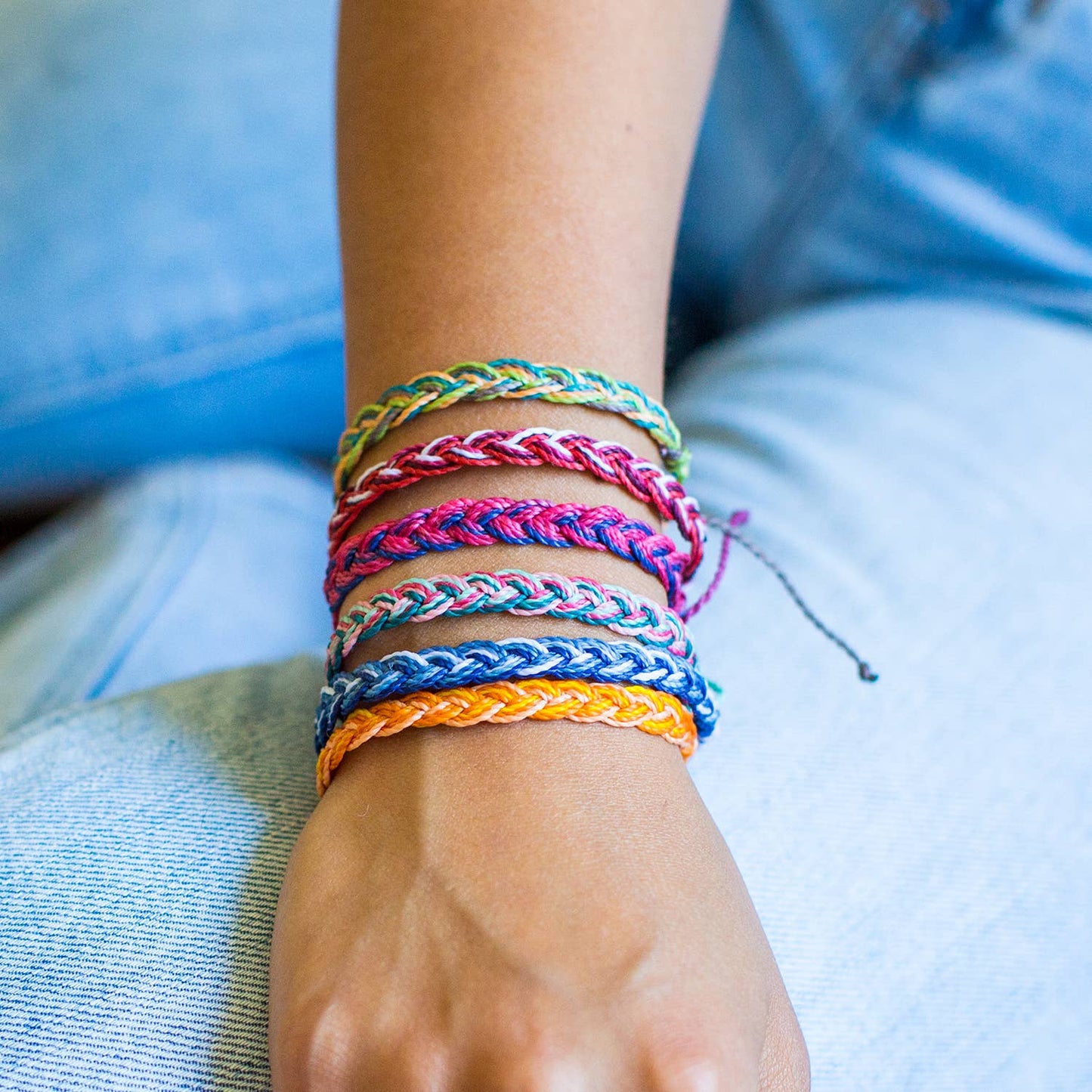 Water Elements String Bracelets: Blueberry