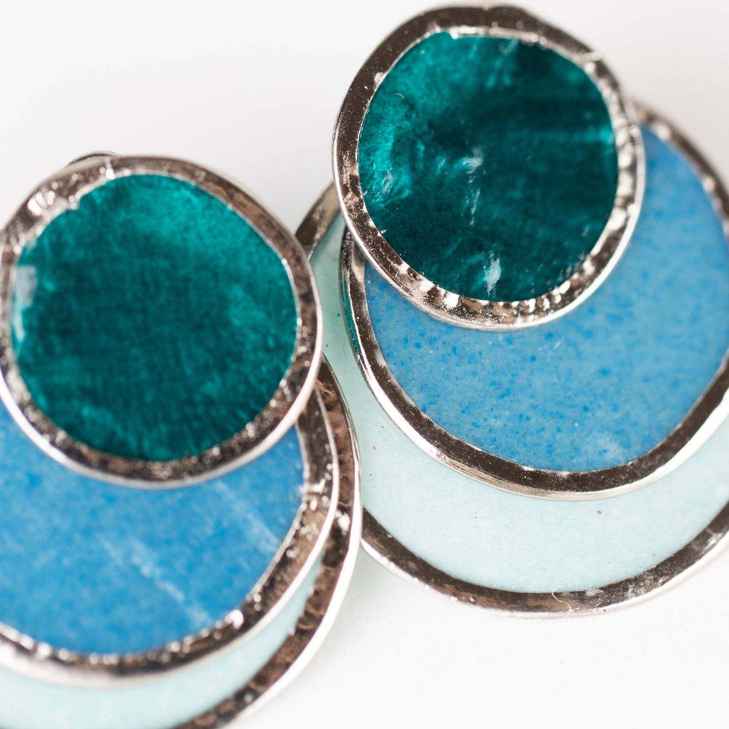 Triple Convertible Capiz Earrings