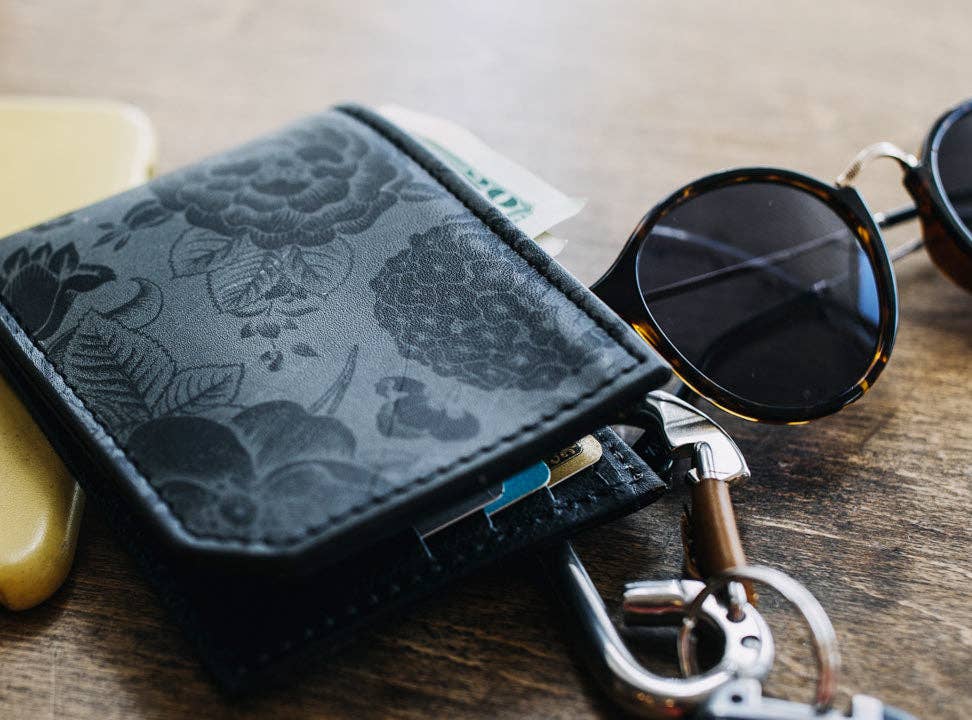 Godzilla Printmaker Leather Wallet