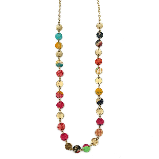 Aasha Coin Beads Necklace